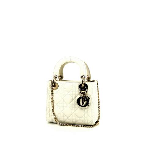 borsa dior bianca e oro|christian dior pre owned borse.